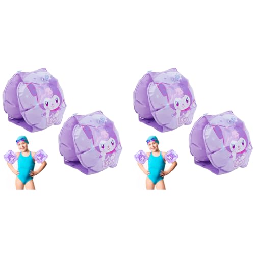 Proberos® Ultra-Safe Dual Chamber Swimming Arm Floats for Kids 3-6 Years PVC Water Wings with Kuromi Print Leakproof Valves Tube Beginner Toddler Pool Beach Use 2PCS Proberos® Ultra-Safe Dual Chamber Swimming Arm Floats for Kids 3-6 Years PVC Water Wings with Kuromi Print Leakproof Valves Tube Beginner Toddler Pool Beach Use 2PCS